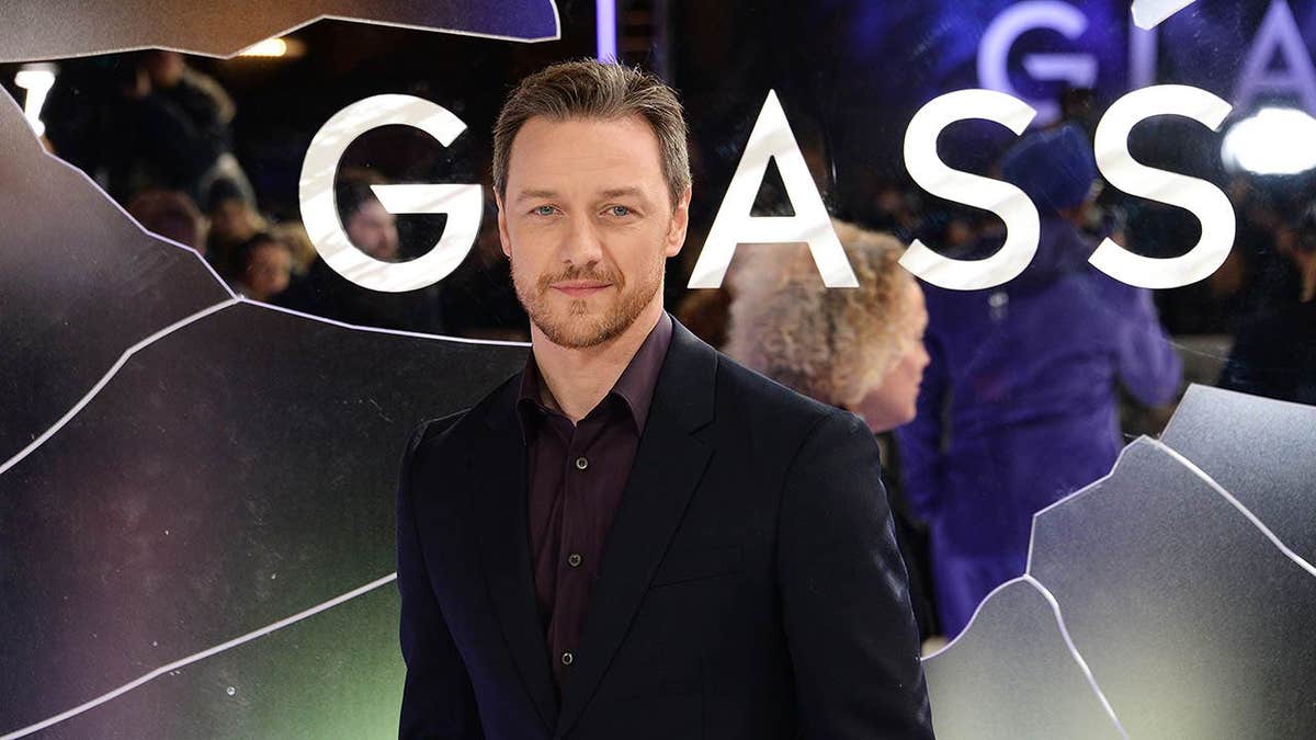 James McAvoy attends the Glass premiere in London.