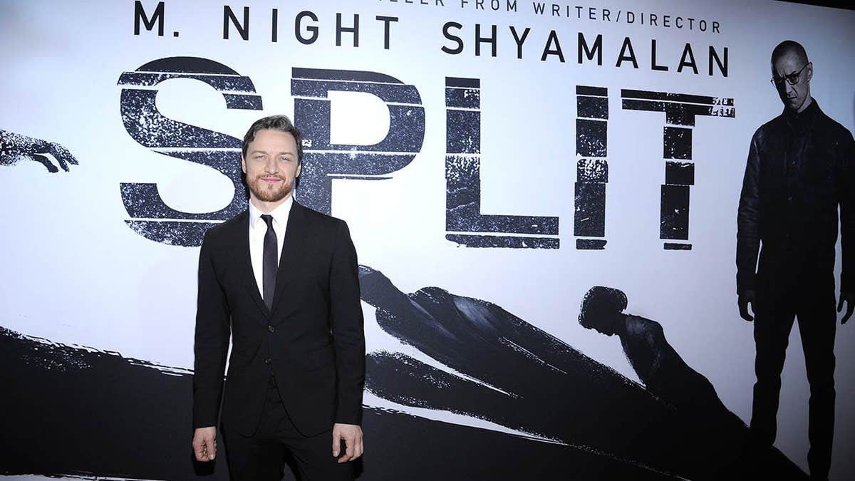 James McAvoy attends the Split premiere at SVA Theater in New York City.