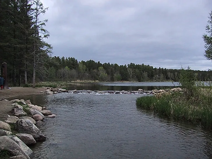 Lake Itasca in Minnesota, the headwaters of the Mississippi River