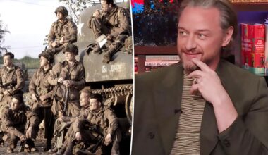 James McAvoy calls out 'Band of Brothers' co-star for bullying him on set