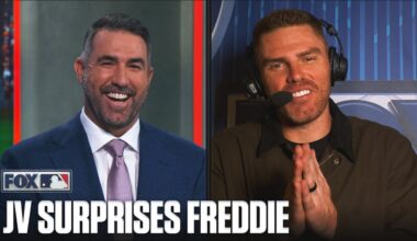 Freddie Freeman Lauds Justin Verlander In Interview After Dodgers' Game 3 Win