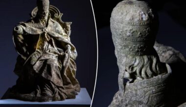 Centuries-old sculpture from legendary Italian artist discovered at salvage yard