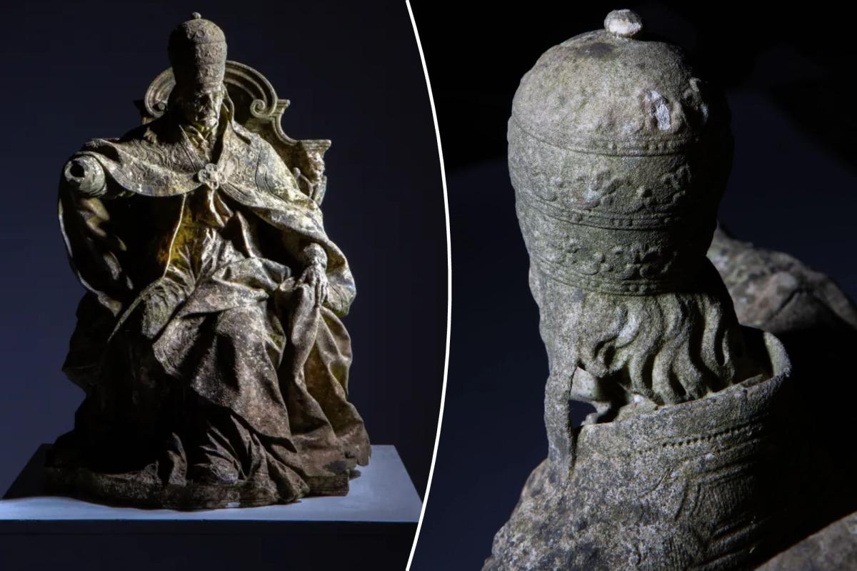 Centuries-old sculpture from legendary Italian artist discovered at salvage yard