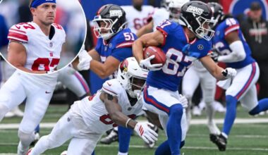 Braxton Berrios has season-ending surgery in surprise Giants blow