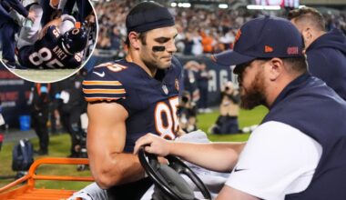 Bears suffer devastating Cole Kmet injury: 'I don't have the words'