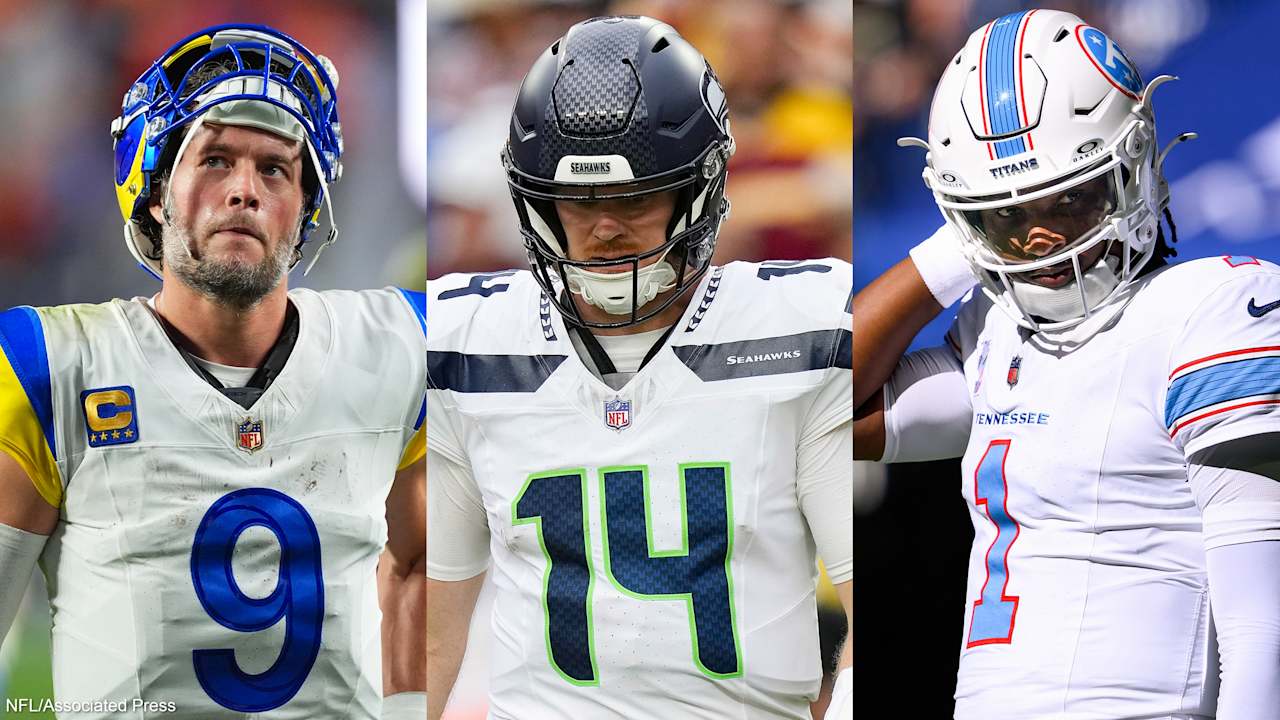 Matthew Stafford, Sam Darnold and Cam Ward are struggling: Can three high-profile QBs get right? | Latest NFL News, Analysis & Updates