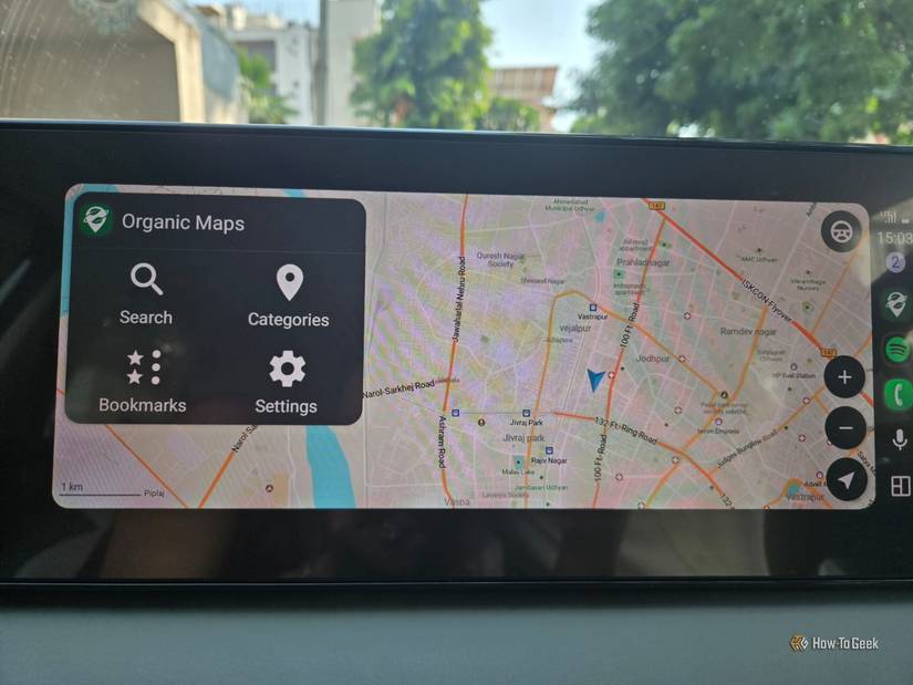 Organic Maps on Android Auto