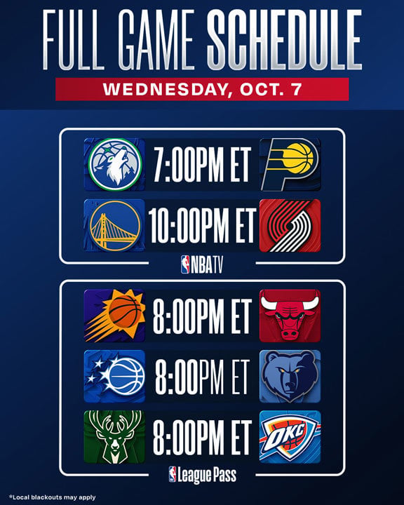 Tonight's Schedule