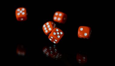 red and white dice lot