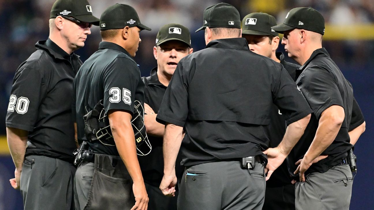 Yankees rookie Spencer Jones flies out off catwalk in Game 2
