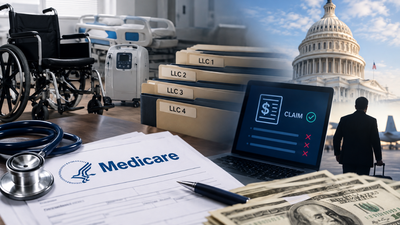 Two California men allegedly created medical-equipment companies with no storefronts or warehouses, billed Medicare for $3.5 million and switched to a new company whenever fraud checks began denying the old one’s claims