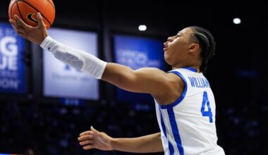 Mark Pope has high hopes for Mason Williams, who says he did not meet the Kentucky standard in exhibition opener