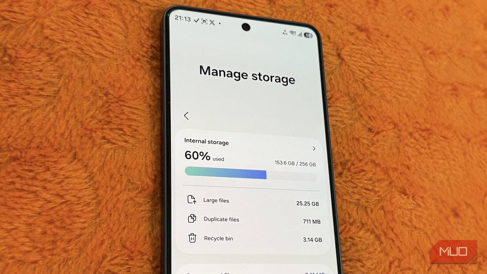 I recovered 27GB of storage using a Samsung feature I'd been ignoring