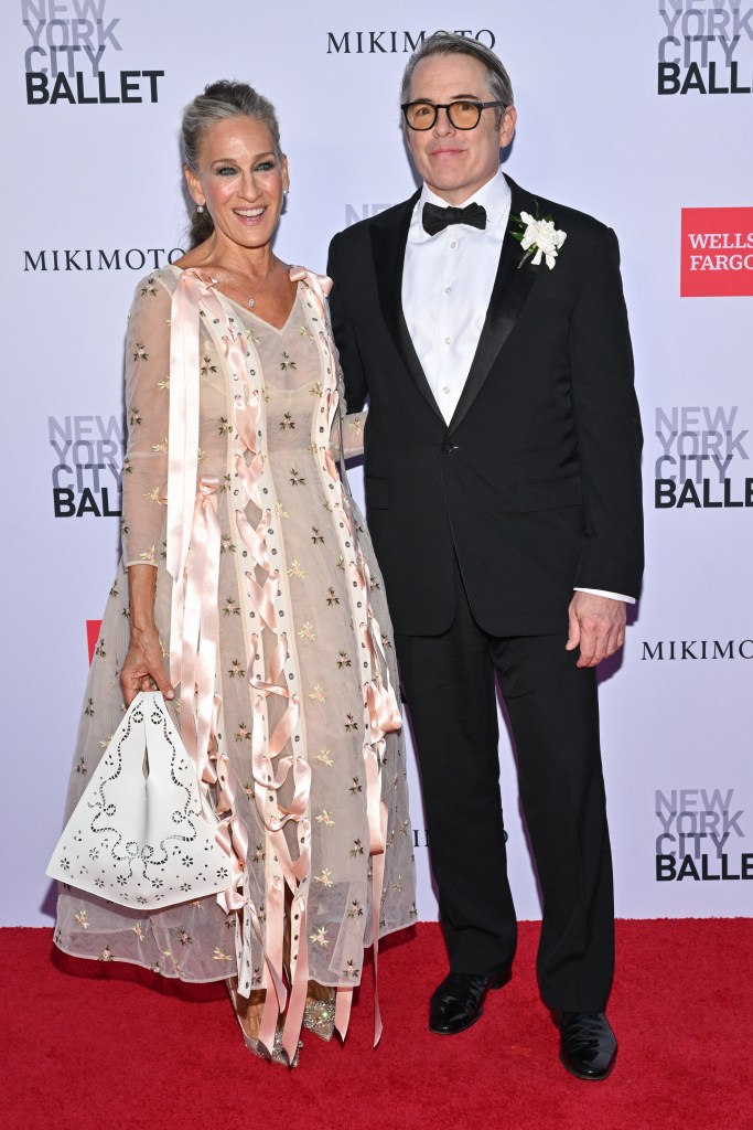 Sarah Jessica Parker and Matthew Broderick attend the New York City Ballet Fall Fashion Gala.
