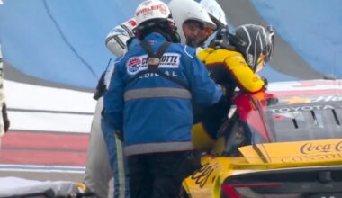 Bubba Wallace, Alex Bowman uninjured after vicious crash in Charlotte NASCAR Cup race