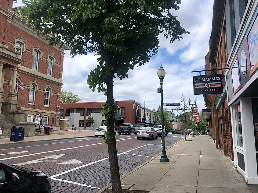 Main Street in Athens, Ohio