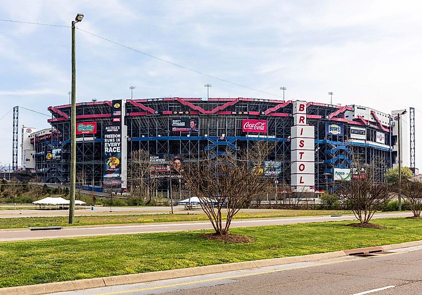 Bristol Motor Speedway in Bristol, Tennessee