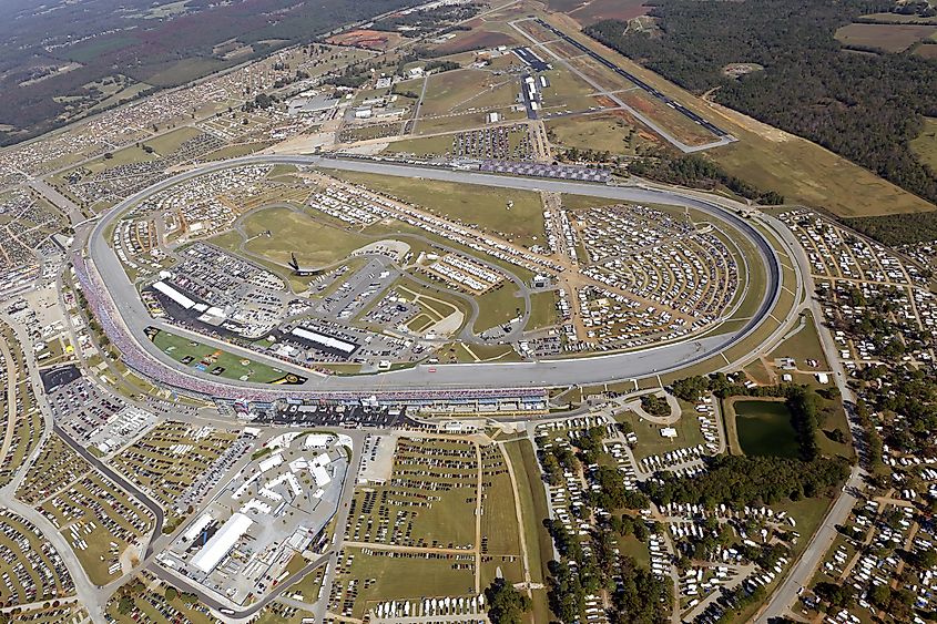 Talladega Superspeedway in Talladega, AL. 