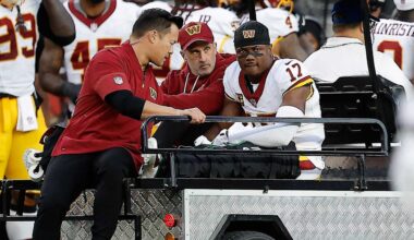 Commanders WR Terry McLaurin out for rest of season with torn patellar tendon | Latest NFL News, Analysis & Updates