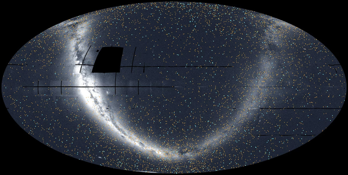 NASA's planet hunter TESS has turned 96 slices of the sky into one map, revealing 679 confirmed worlds and 5,165 candidates