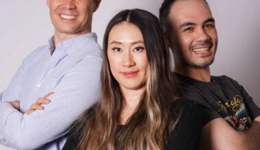 TypeSafe AI co-founders Erik Gafni, Sasha Sheng, and Diogo Almeida.