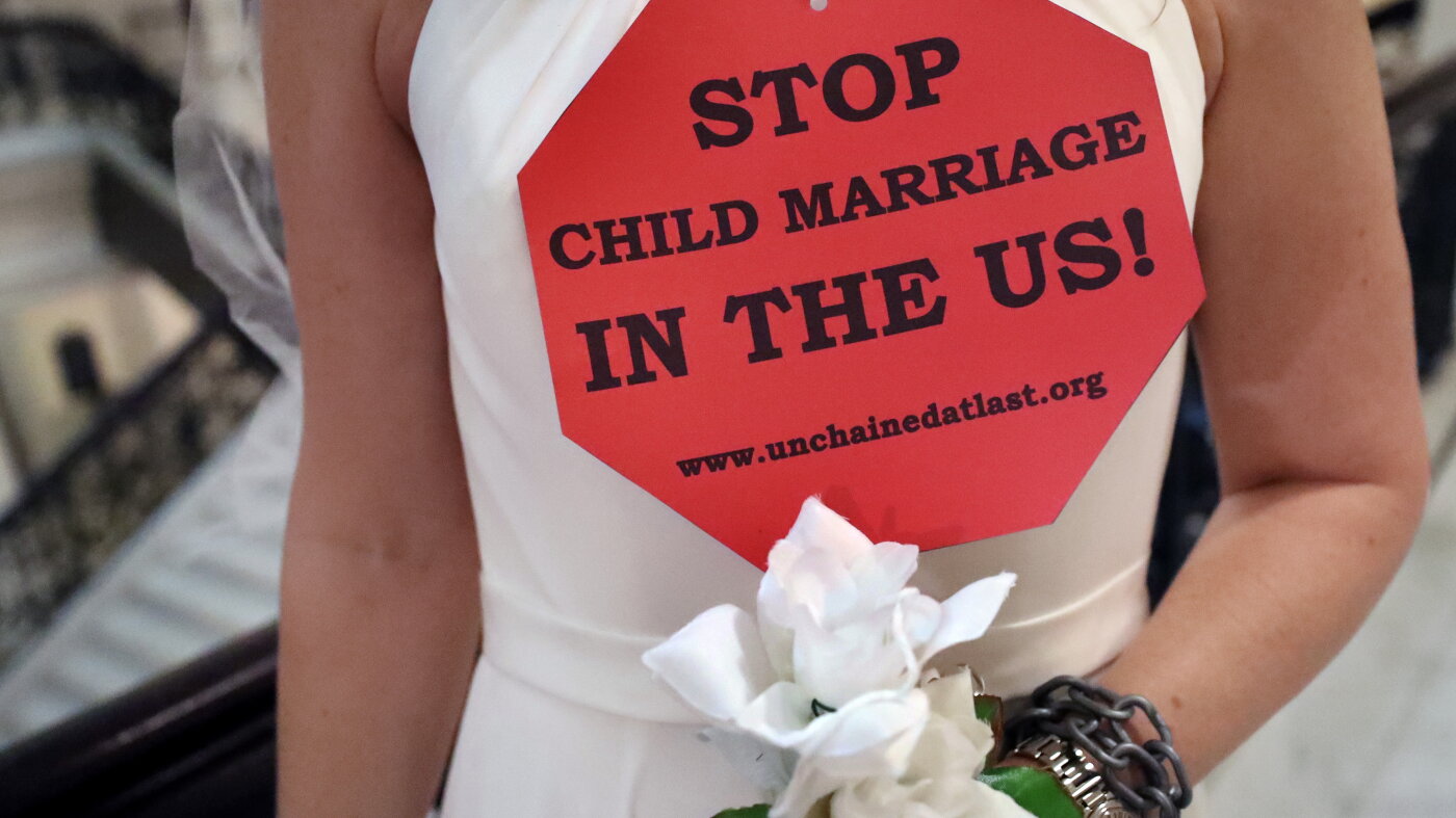 A new California law bans child marriage : NPR