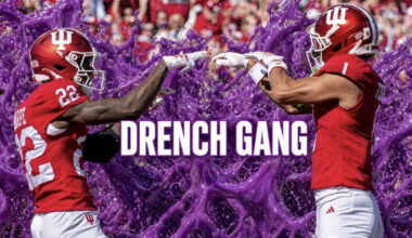 Coined by IU defensive backs, a hashtag ‘drenches’ the internet