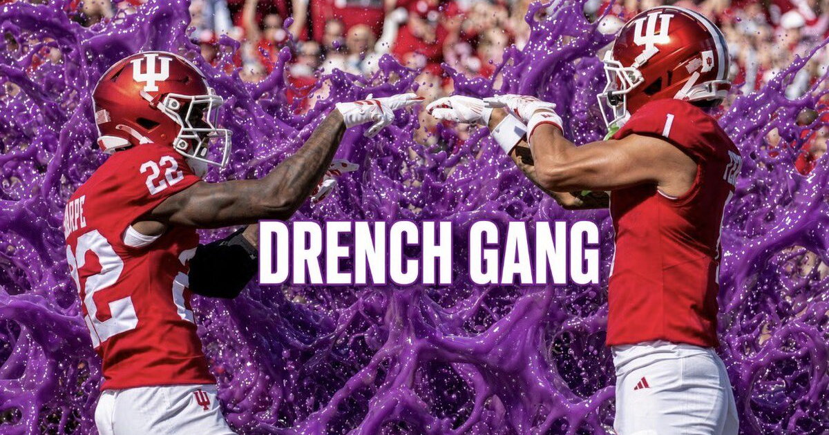 Coined by IU defensive backs, a hashtag ‘drenches’ the internet
