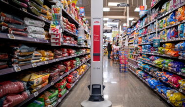 AI robots are roaming L.A. grocery aisles. Shoppers and workers worry about what comes next