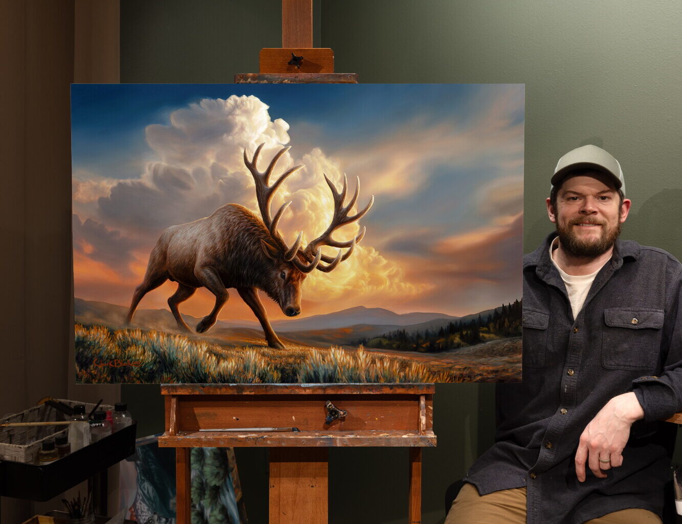 A UND graduate-turned-artist takes a brush with the wild - Grand Forks Herald