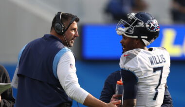 Mike Vrabel: Proud of Malik Willis for continuing to develop