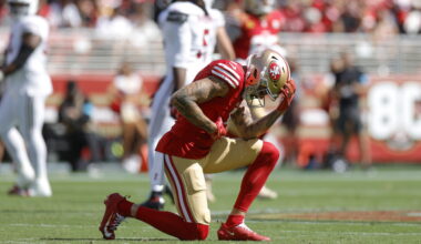 George Kittle on Mike Evans' injury: Fractured ribs suck
