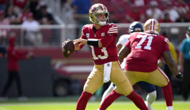 Brock Purdy has thrown 113 passes, and still hasn't been sacked
