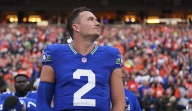 Sunday Night Football: Drew Lock inactive, Jalen Milroe is No. 2 QB behind Sam Darnold
