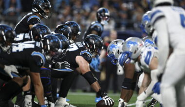 Lions-Panthers slips under 20 million viewers on Sunday night