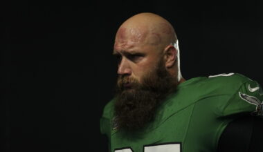Eagles omitted Lane Johnson from public list of inactive players for Sunday