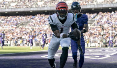 Ja'Marr Chase's "screaming" at halftime helped spark Bengals turnaround
