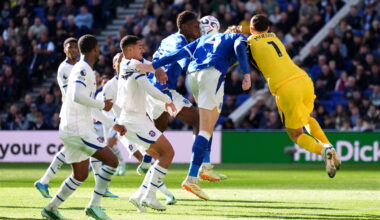Emiliano Martinez injury update: Chelsea star stretchered off, in hospital after scary collision at Everton