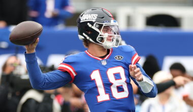 Giants put J.J. McCarthy in for one play
