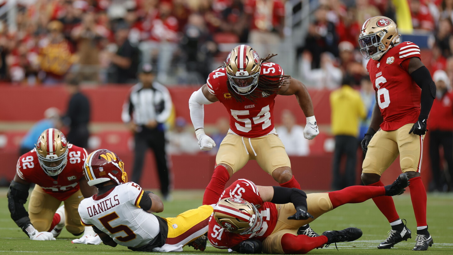 Fred Warner was fined for hit on a defenseless player, Malik Mustapha was not