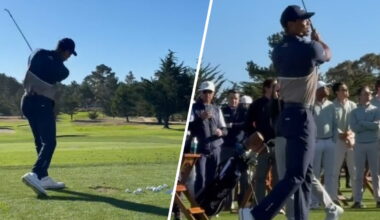 'This swing belongs': Tiger Woods looks good in practice at TGR Jr. Invitational