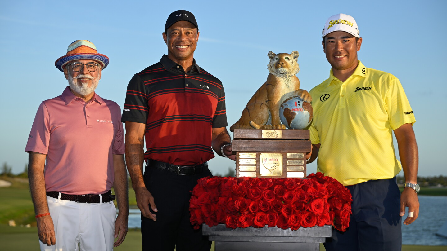 Hero World Challenge field set with three spots open; Tiger Woods could claim one