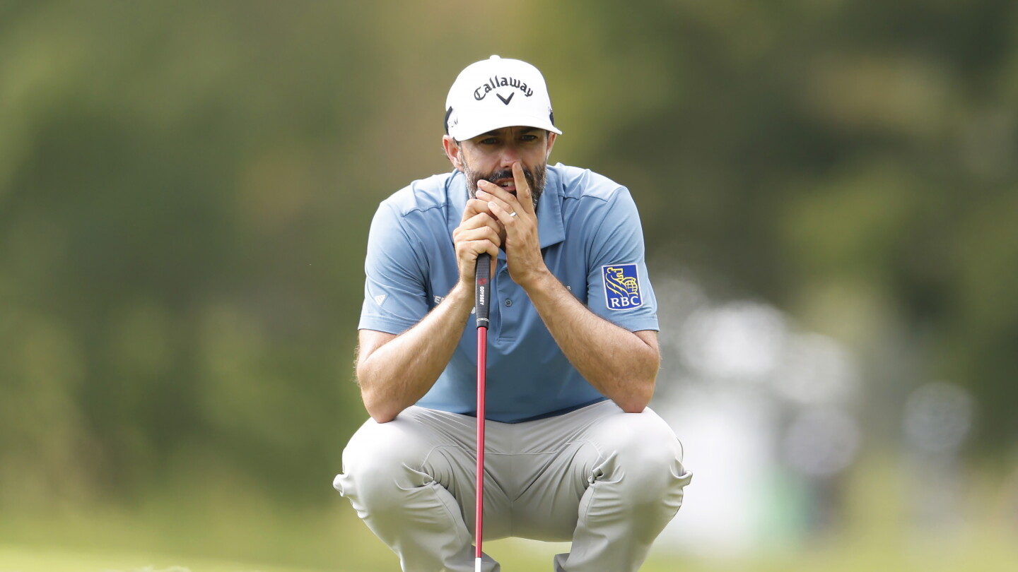 Needing win to earn PGA Tour card, Adam Hadwin docked 2 shots for relief error
