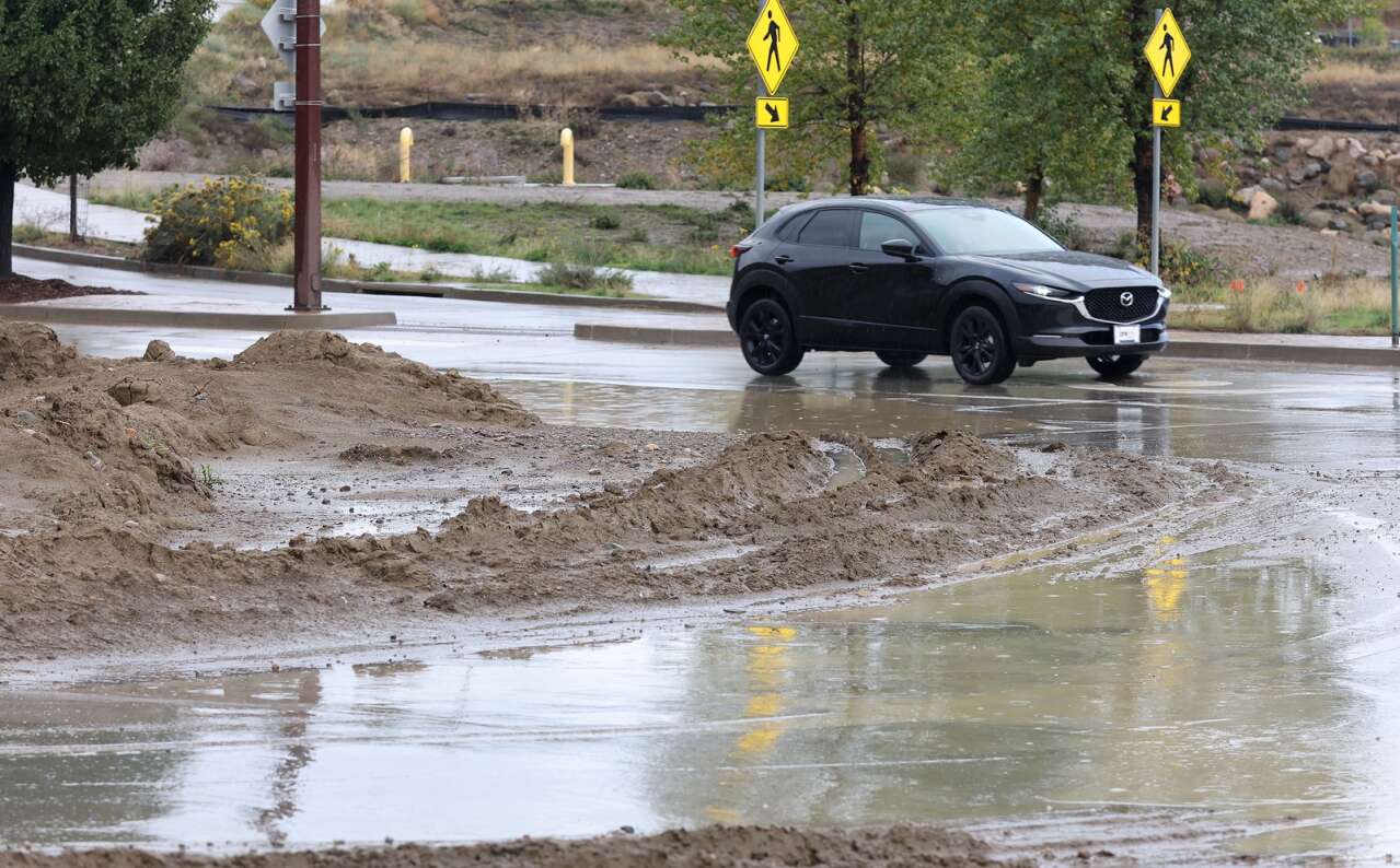 Grandview Interchange floods in recent rains, improvements not yet planned