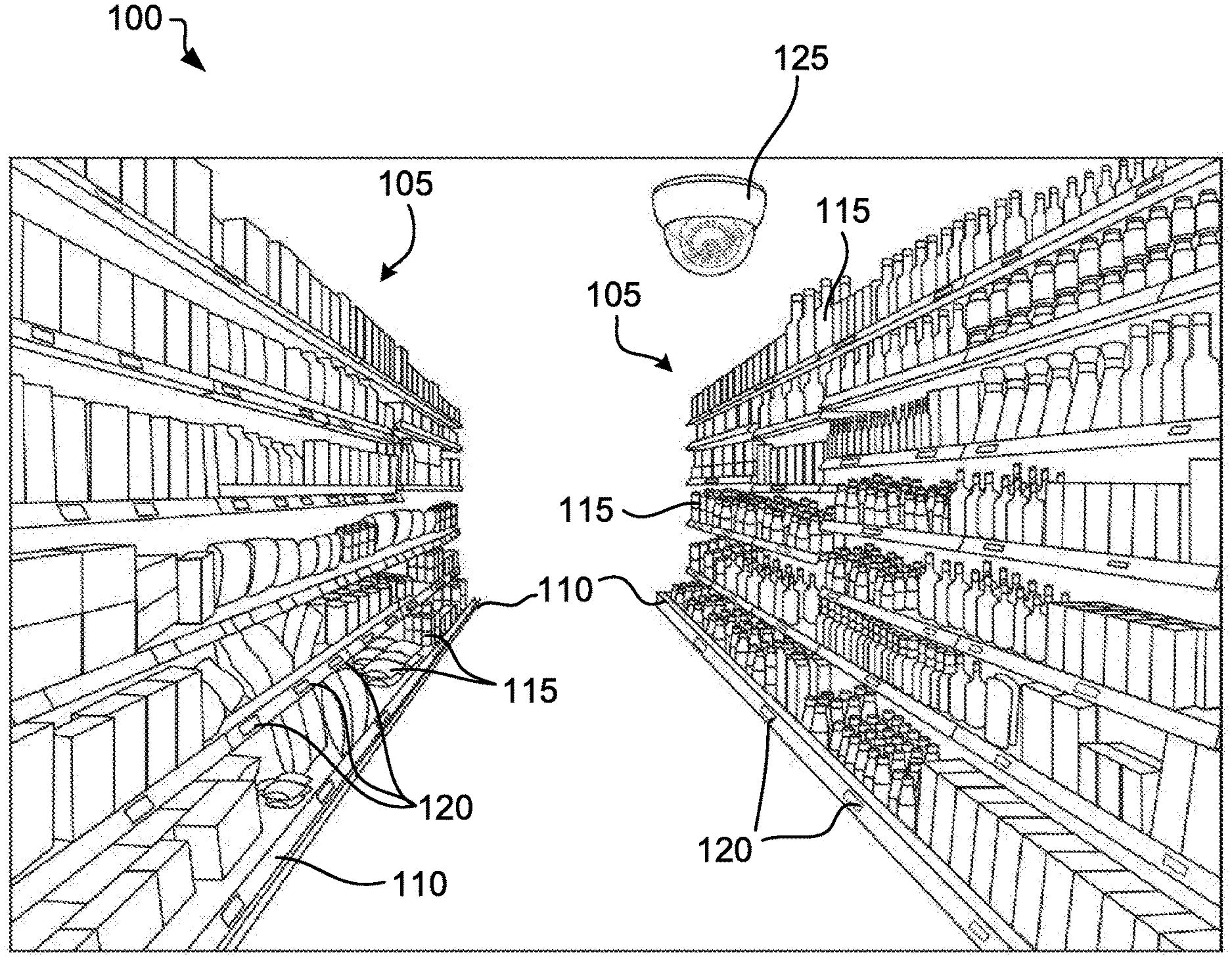 Patent US11687872B2, a "System and method for remote controlling of electronic shelf labels," granted to Walmart in 2023.