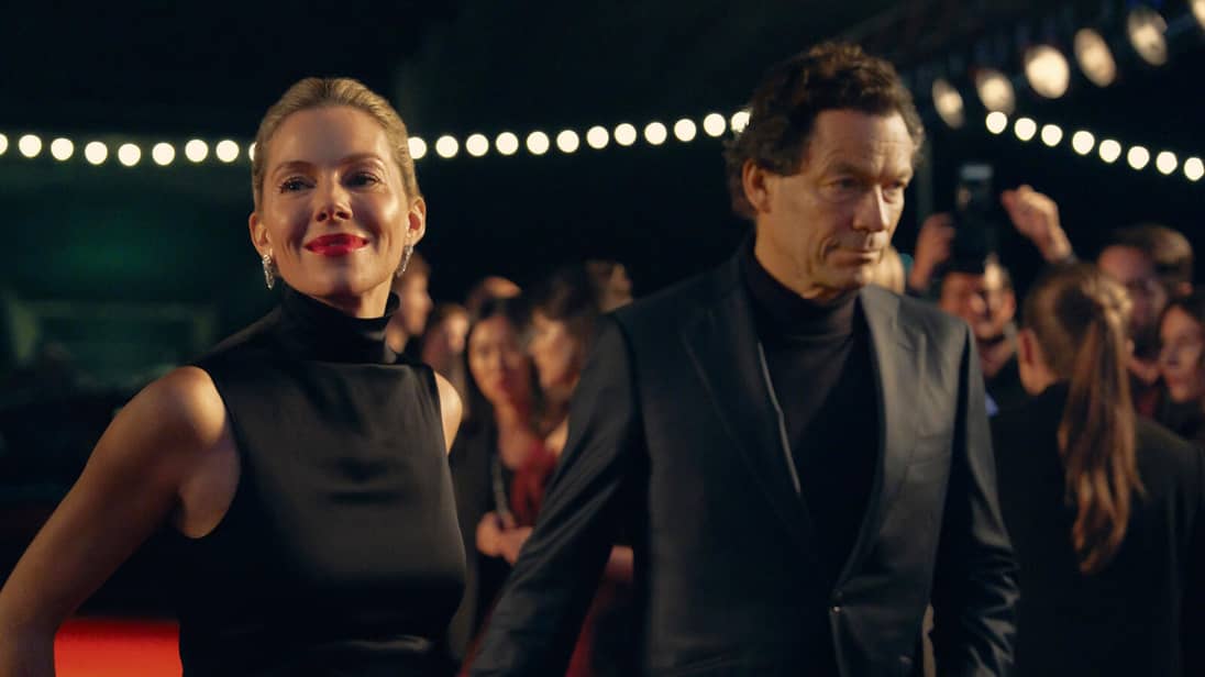 Sienna Miller and Dominic West, War