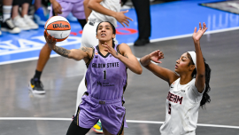 How Valkyries star Gabby Williams found a 'different kind of fire' and inspired her team to Game 4 win