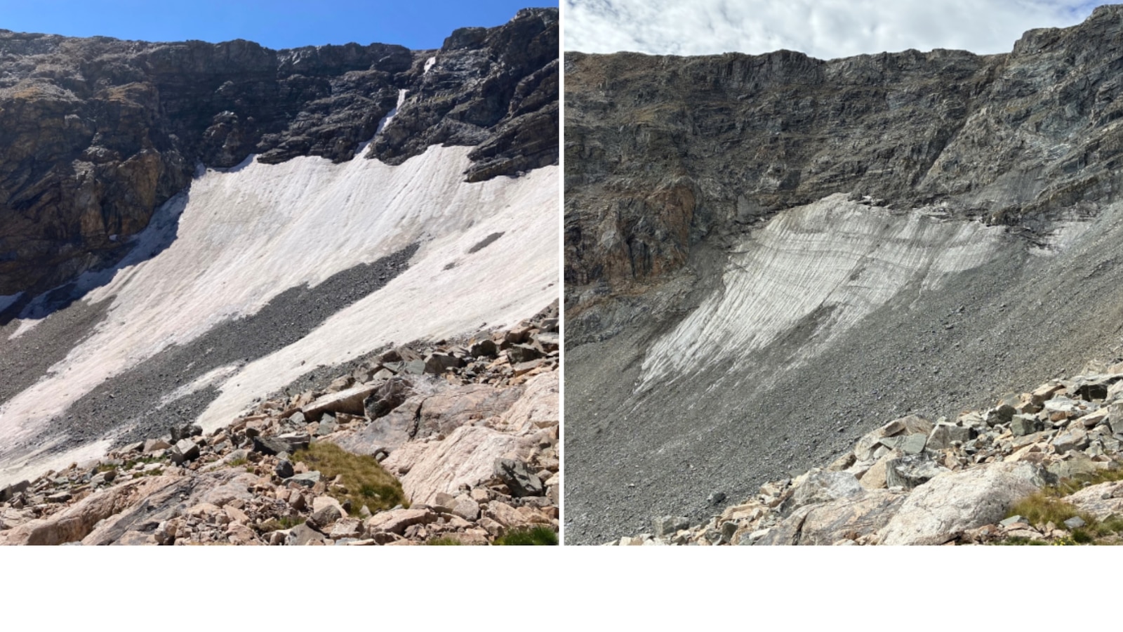 Colorado's glaciers thinned dramatically due to record low snow and heat in 2026