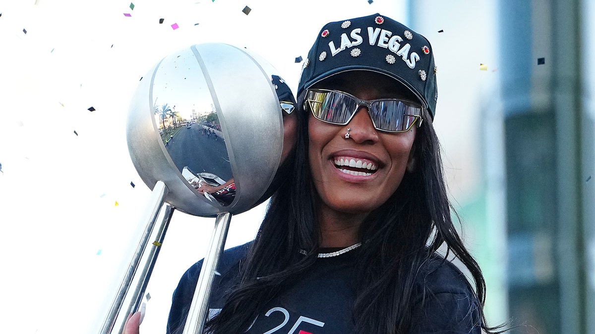 A'ja Wilson holds WNBA championship