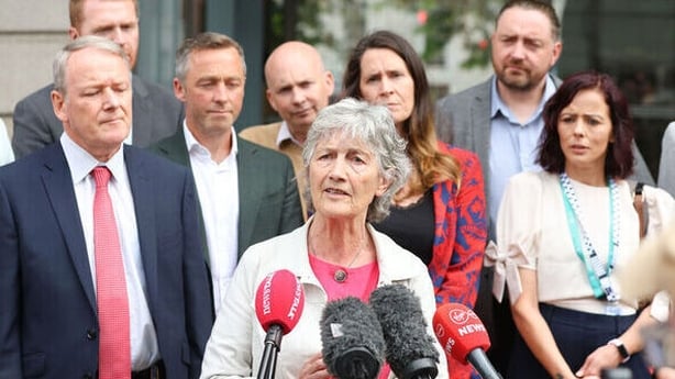 catherine connolly launches her presidential bid outside Leinster House